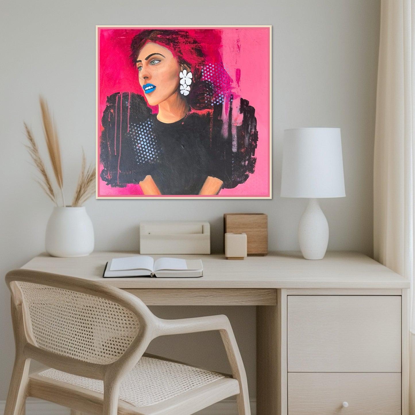 Lady on Black