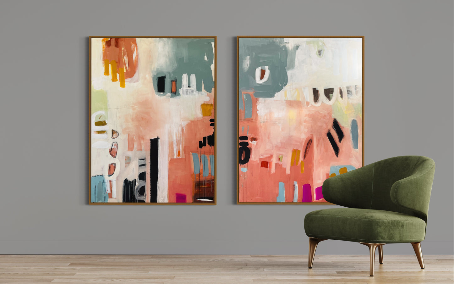Abstract Set of 2