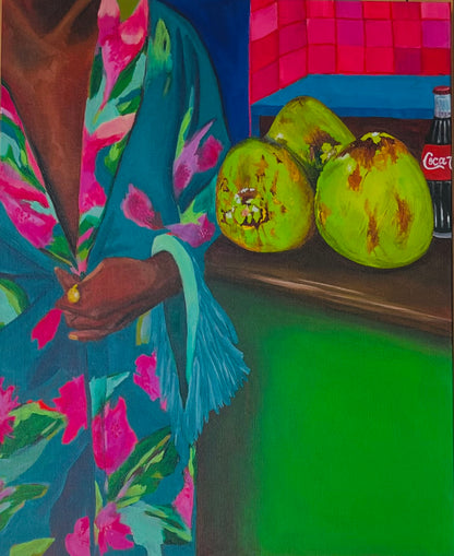 Coconuts at the beach