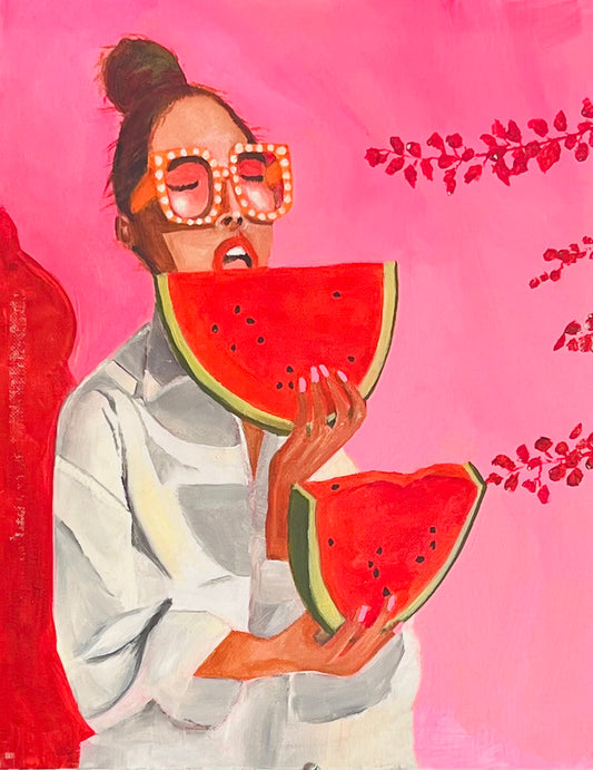 Watermelon in a Summer Day