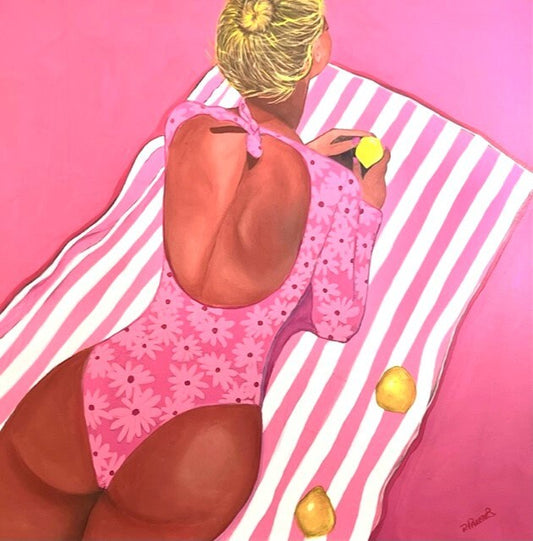 Lemons on the beach